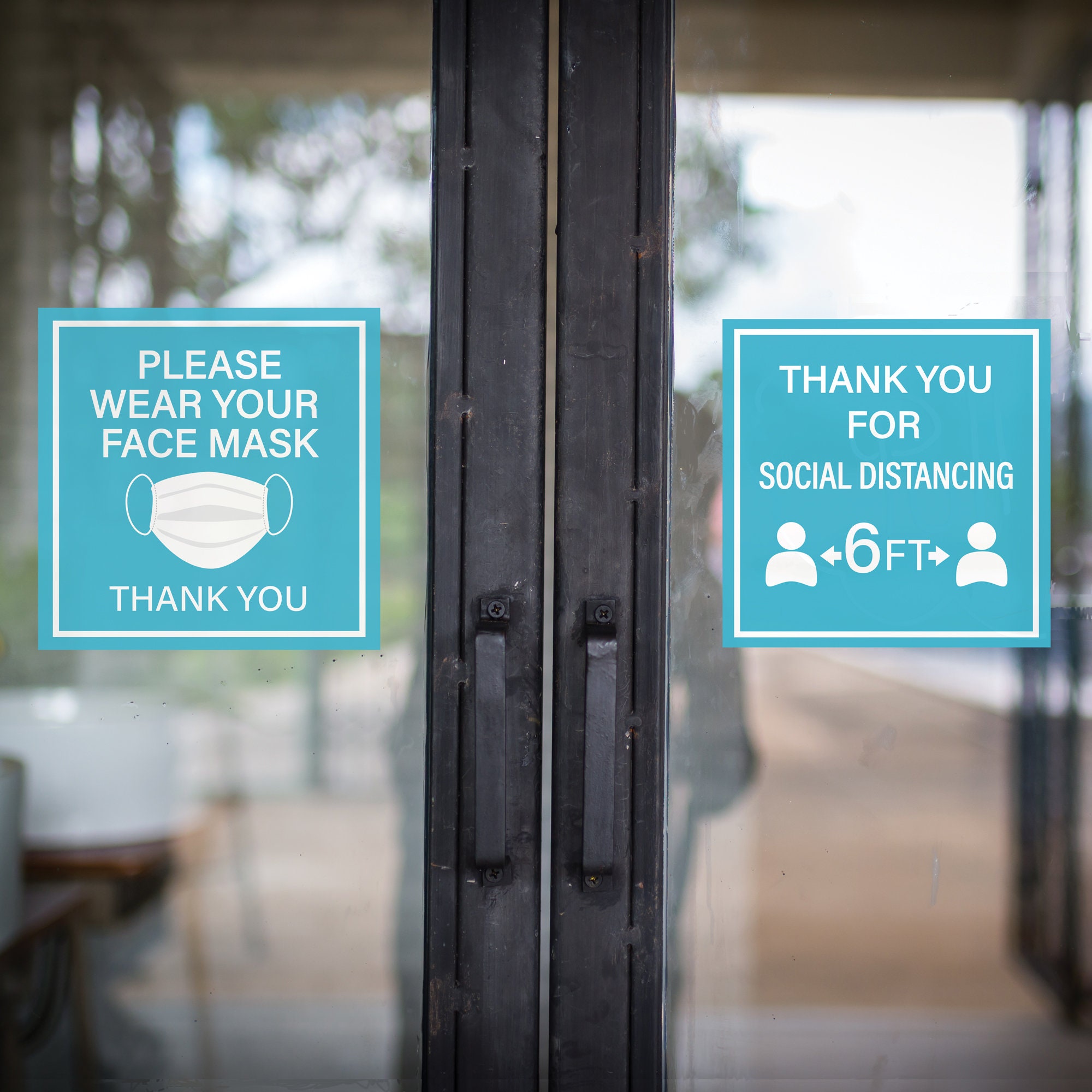 Wall Window Adhesive Vinyl Sticker for Business Glass Door 7 Packs Face Mask Required Sign Please Wear a Mask Sign Wall Window Adhesive Vinyl Sticker for Business Glass Door 7 Packs Face Mask Required Sign Please Wear a Mask Sign