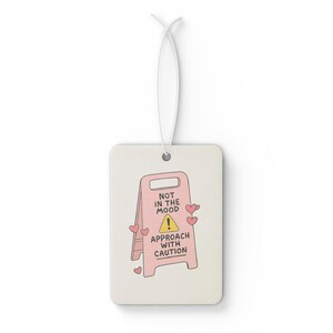 Funny Car Air Freshener: Quirky Decor - New Car, Pine, Black Ice Scents image 3