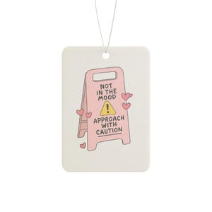 Funny Car Air Freshener: Quirky Decor - New Car, Pine, Black Ice Scents image 4