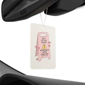 Funny Car Air Freshener: Quirky Decor - New Car, Pine, Black Ice Scents image 5