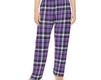Women's Purple Plaid Pajama Pants