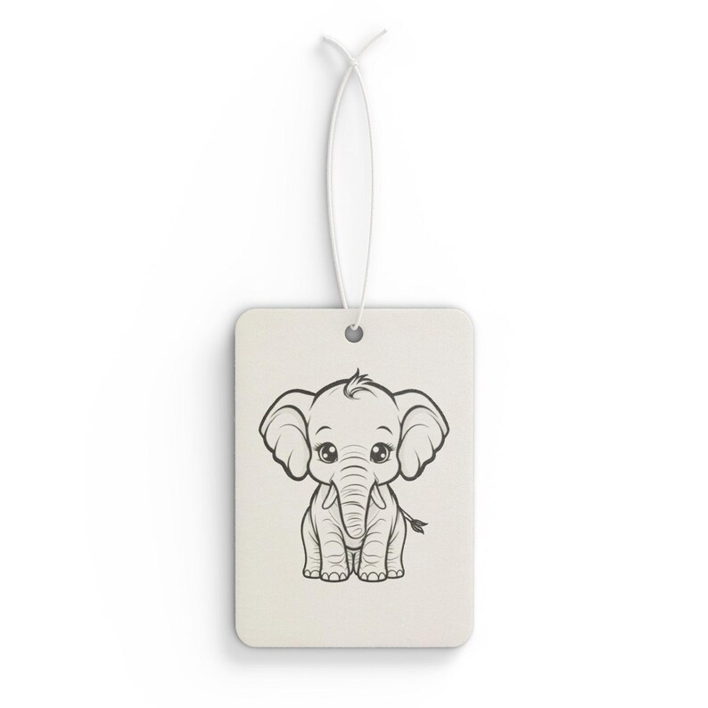 Elephant Car Air Freshener: New Car, Pine, Black Ice Scents image 2