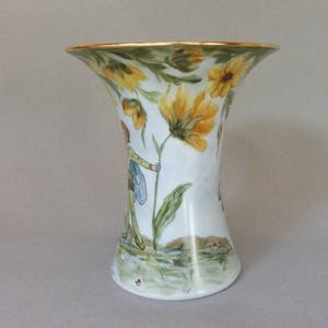 Garden Fairy Vase with Wisteria and Calendula image 3
