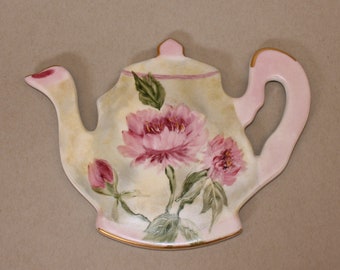 Pink Peony Teapot Trivet