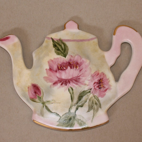 Pink Peony Teapot Trivet