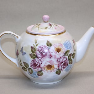 Rose and Butterfly Teapot