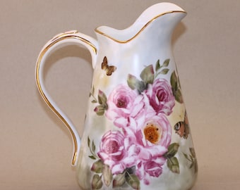 Pink Rose Pitcher