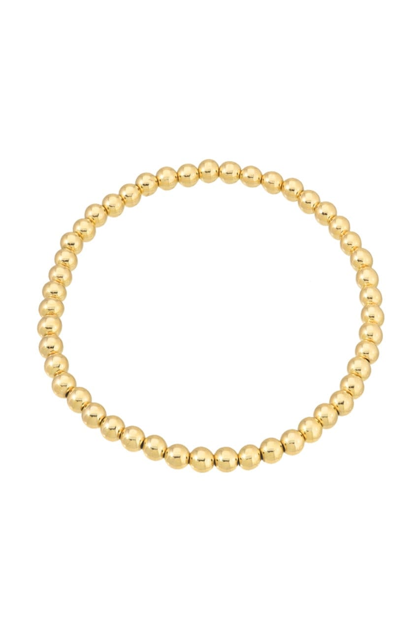4mm Gold Filled Beaded Bracelet main image 1