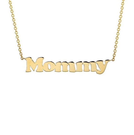 Mommy necklace 14k gold hotsell