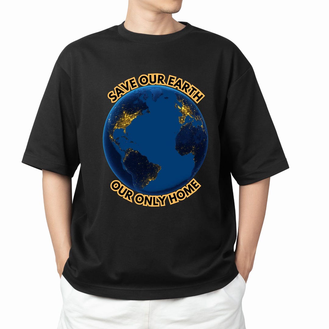 Save Our Earth Poster: Earth Day Wall Art (digital Download PNG) - Etsy
