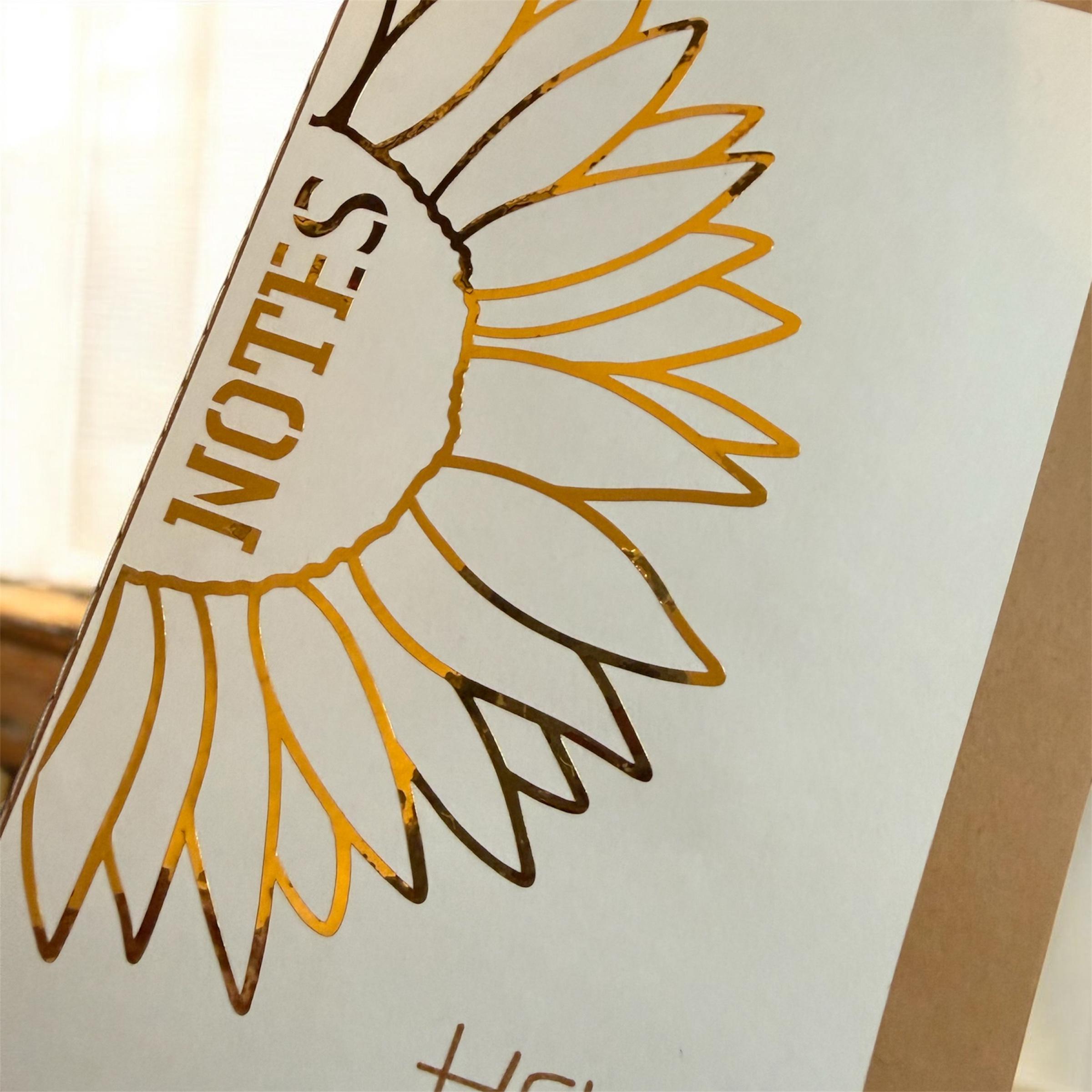 Sunflower A5 Journal With Blank Pages - Etsy