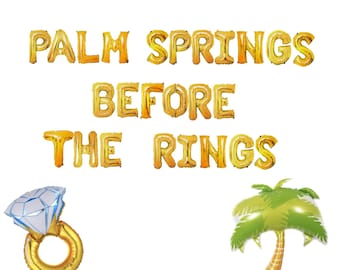 Palm Springs Bachelorette Party Banner: Balloons & Decorations