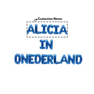 Onederland custom 1st Birthday banner 16 inches | Winter Wonderland Theme 1st Birthday Party Decor Winter Birthday Decor Tea Party