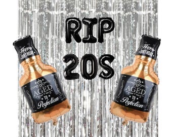 RIP 20s Balloon Set: 30th Birthday Party Decorations