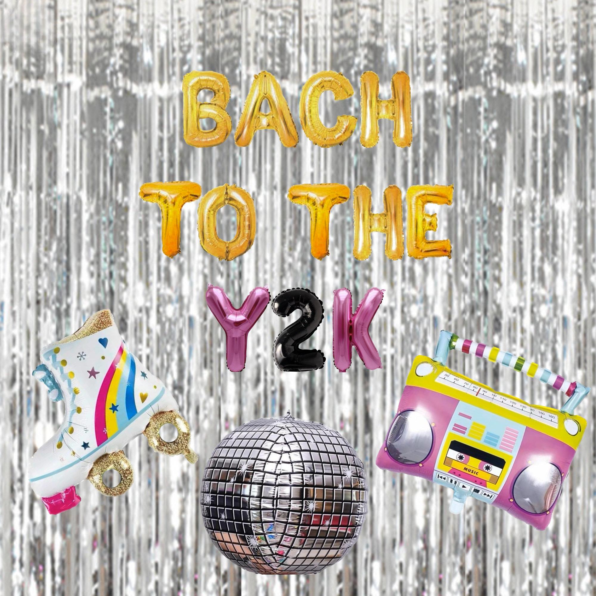 Bach To The Y2K Balloon Set | Bach Party Y2K Theme Disco Retro 60s 70s 80s 90S Bach Balloons| Y2K Decor
