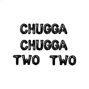 Chugga Chugga Two Two Train Geburtstagsbanner 40 cm Durchmesser | Zug Thomas Mottoparty Kleinkind Jungen Second Birthday Choo Choo