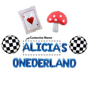 Onederland custom 1st Birthday banner 16 inches | Winter Wonderland Theme 1st Birthday Party Decor Winter Birthday Decor Tea Party