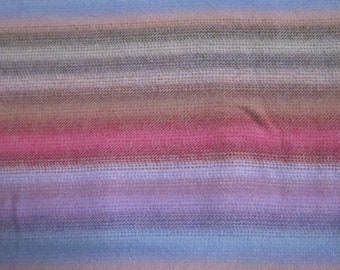 Blue Ombre/' Fat Quarter Wool Fabric