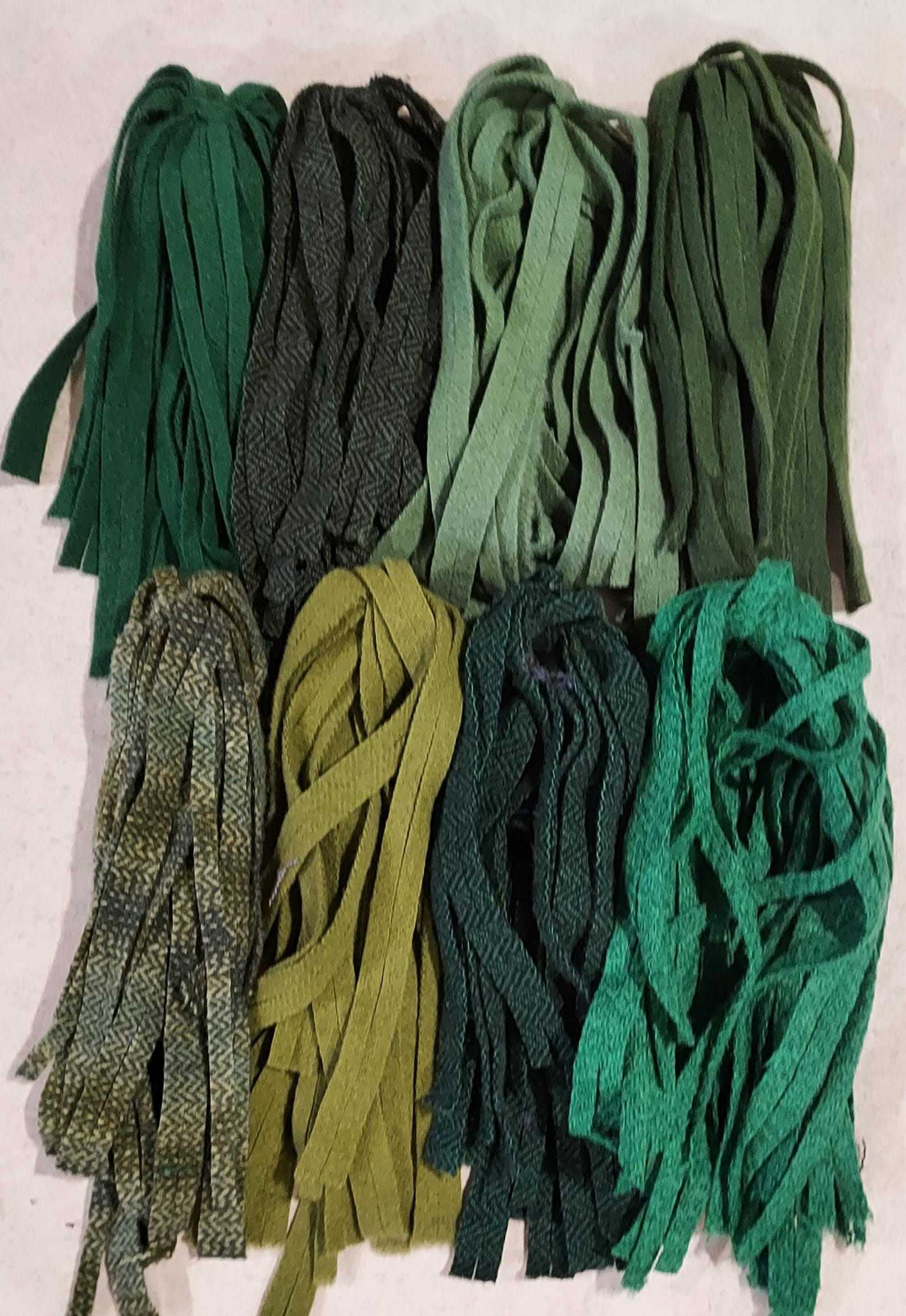 200 #8 Golf Course Greens Felted Rug Hooking or Punch Needle Wool ...