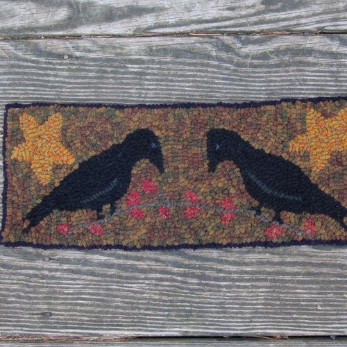 Beginner rose Primitive Rug Hooking Kit With 8 - Etsy