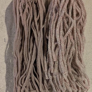 100  #4 Hand and mill dyed flesh tones felted  Rug Hooking or Punch Needle Wool Fabric Strips