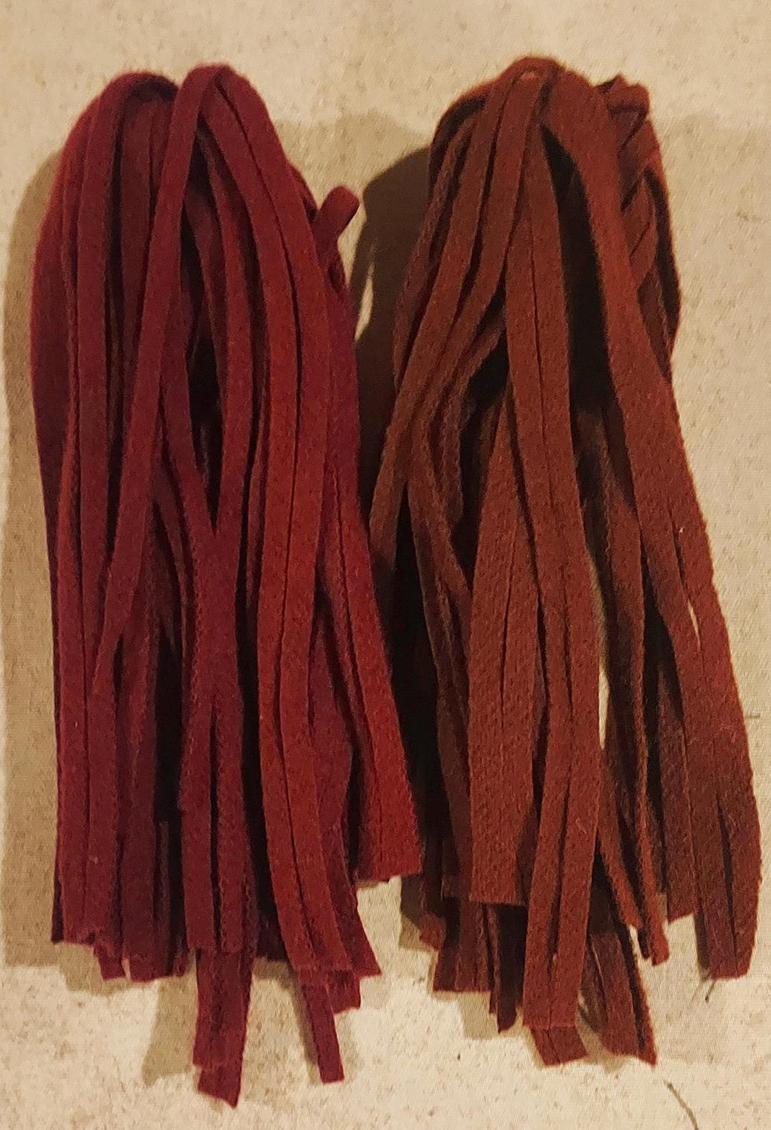 50 Autumn Red and New England Cranberry Felted Rug Hooking or Punch ...