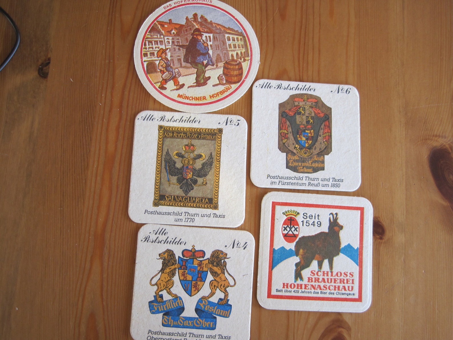 Vintage German Beer Coasters Brewery Hofbrau Lot of 40 Unused Etsy