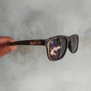 Monture de lunettes en corne de buffle noire - Lunettes en corne naturelle faites main