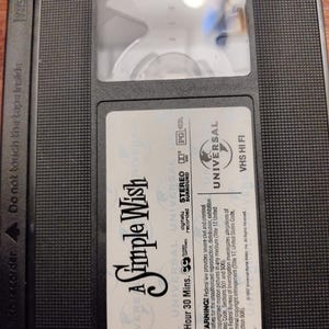 a simple wish VHS