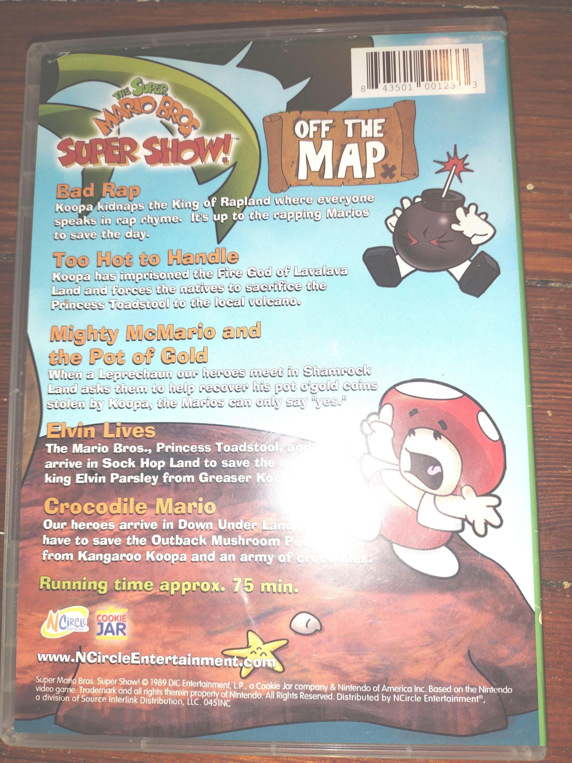 Super Mario Bros Super Show off the Map - Etsy
