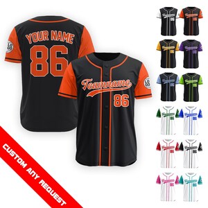 Custom Baseball Jersey for Men Women Youth Kid, Personalized Name Number Baseball Jersey, Game Day Outfit Baseball Lover Gift for Fans