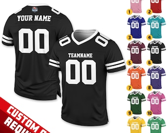 Custom Team Name Number Football Jersey for Men Women Youth Preschool, Custom Football Team Jersey Gifts For Football Fans, Game Day Outfit