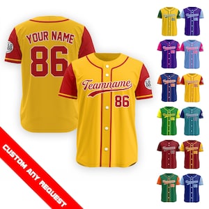 Custom Team Name And Number Baseball Jersey for Men Women Youth Kid, Custom Baseball Jersey For Baseball Fan Lovers, Baseball Jersey Uniform