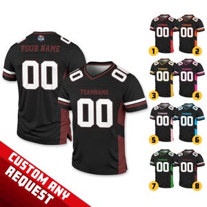 Custom Team Name Number Football Jersey for Men Women Youth Preschool, Game Day Outfit, Custom Football Team Jersey Gifts For Football Fans
