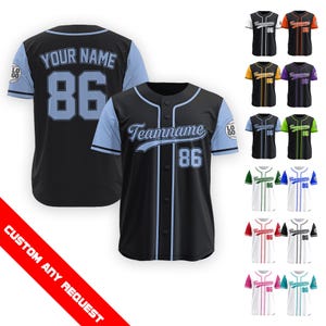 Custom Baseball Jersey for Men Women Youth Kid, Personalized Name Number Baseball Jersey, Game Day Outfit Baseball Lover Gift for Fans