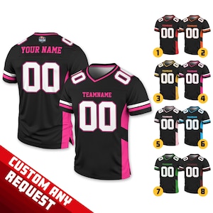 Custom Team Name Number Football Jersey for Men Women Youth Preschool, Game Day Outfit, Custom Football Team Jersey Gifts For Football Fans