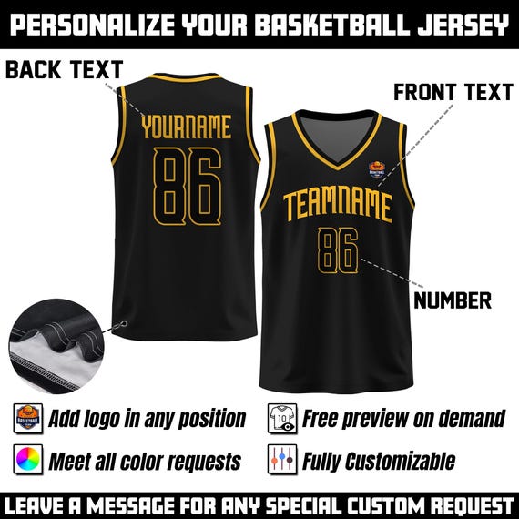 Personalized basketball youth jersey - België
