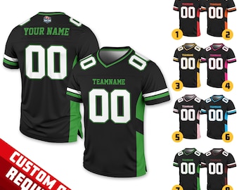 Personalized Team Name Number Football Jersey Shirt For Adult Kid, Custom Football Jersey Shirt, Game Day Outfit For American Football Fan