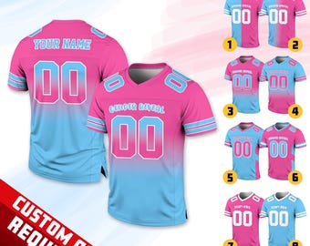 Personalized Baby Reveal Football Jersey for Gender Reveal Party, Custom Gender Reveal Outfit For Moms & Dads, Gender Announcement Gifts