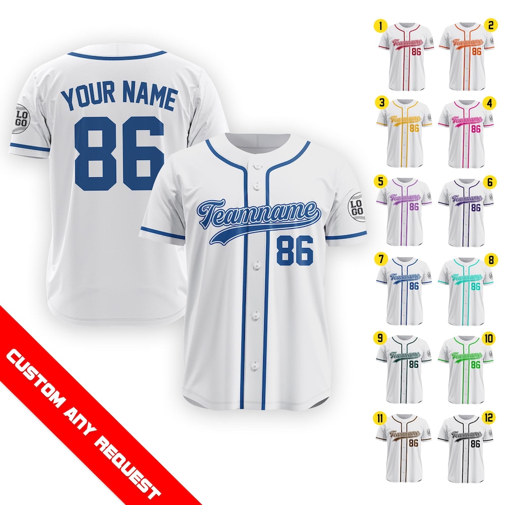 Snorider Design Personalized Team Name And Number Baseball Jersey, Custom Baseball Jersey Shirt, Baseball Jersey Uniform For Baseball Fans Baseball Lovers