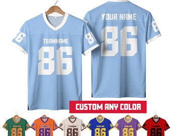 Custom Mesh Football Jersey for Men Women Preschool Youth, Personalized Name Number College Football Jersey Gift for Fans Birthday Gift