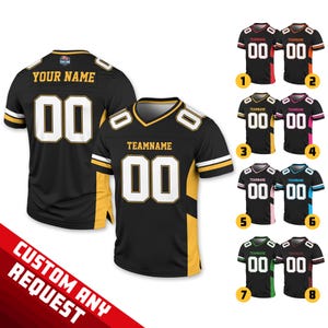Personalized Team Name Number Football Jersey Shirt For Adult Kid, Custom Football Jersey Shirt, Game Day Outfit For American Football Fan