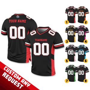 Personalized Team Name Number Football Jersey Shirt For Adult Kid, Custom Football Jersey Shirt, Game Day Outfit For American Football Fan