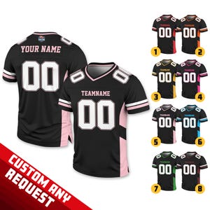 Personalized Team Name Number Football Jersey Shirt For Adult Kid, Custom Football Jersey Shirt, Game Day Outfit For American Football Fan