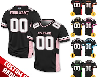 Personalized Team Name Number Football Jersey Shirt For Adult Kid, Custom Football Jersey Shirt, Game Day Outfit For American Football Fan