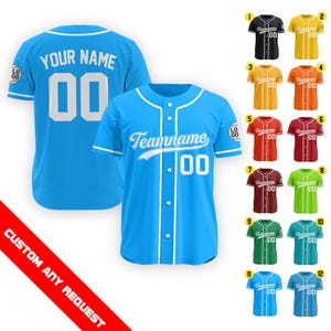 Custom Name Number Baseball Jersey for Men Women Youth Kid, Personalized Baseball Jersey Shirt, Baseball Uniform Perfect Gift for Fans