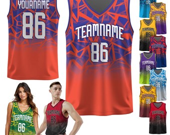 Personalized Basketball jersey shirtfor Adults Youth Kid, Custom Game day outfit Sport Team Shirt, Basketball uniform for Basketball Fans