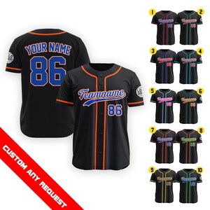 Custom Baseball Jersey for Men Women Youth Kid, Personalized Name Number Baseball Jersey, Game Day Outfit Baseball Lover Gift for Fans