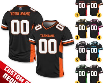 Custom Team Name Number Football Jersey for Men Women Youth Preschool, Game Day Outfit, Custom Football Team Jersey Gifts For Football Fans