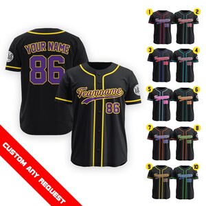 Custom Baseball Jersey for Men Women Youth Kid, Personalized Name Number Baseball Jersey, Game Day Outfit Baseball Lover Gift for Fans